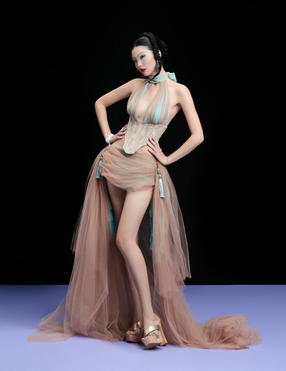 FFSD A VAN CORSET &amp; Ả SA SKIRT