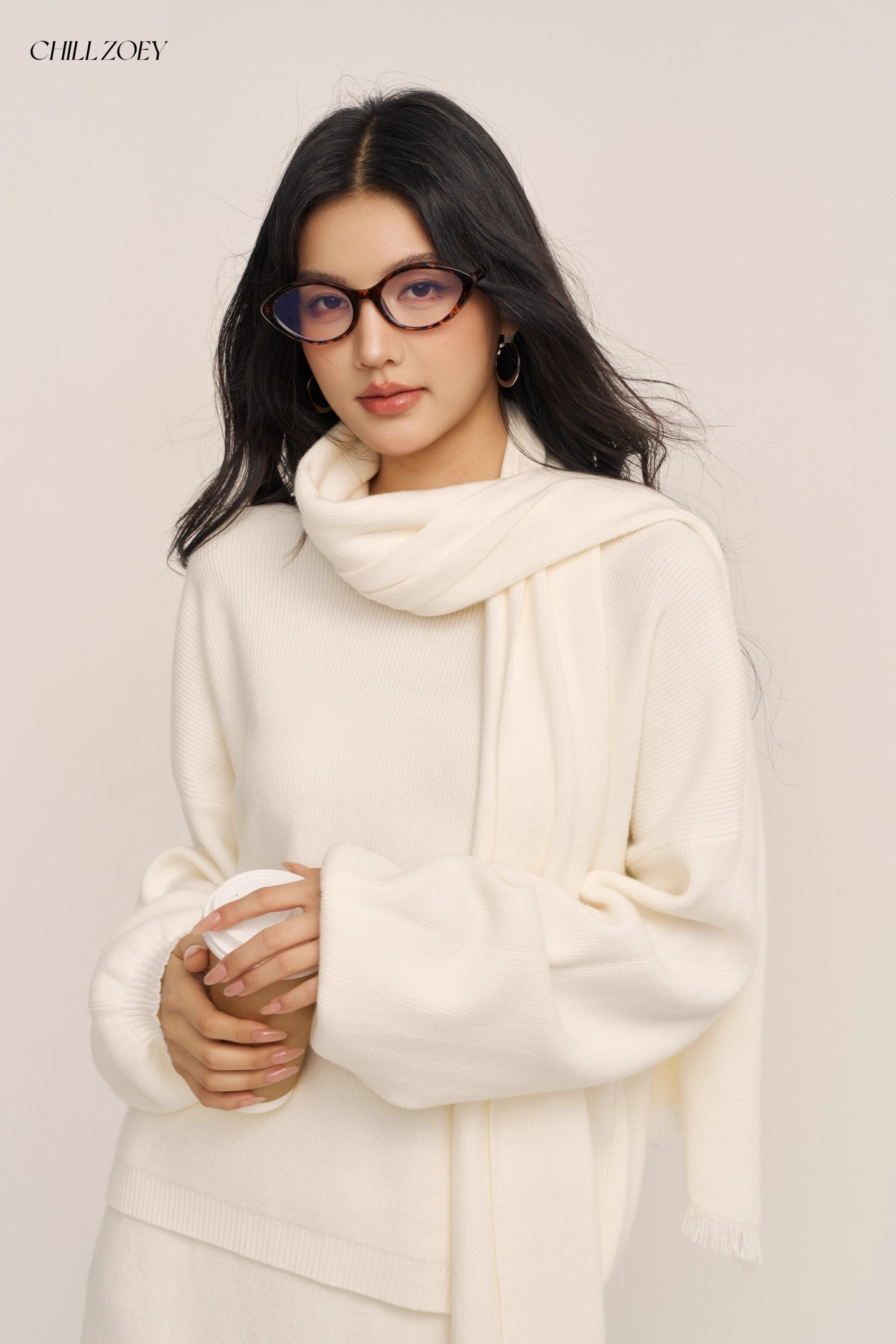 Chill Zoey M690269 Cloud Knit Winter Set(2color)