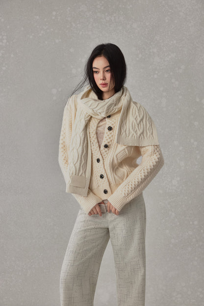 NONCESTNON N270 Twisted sweater