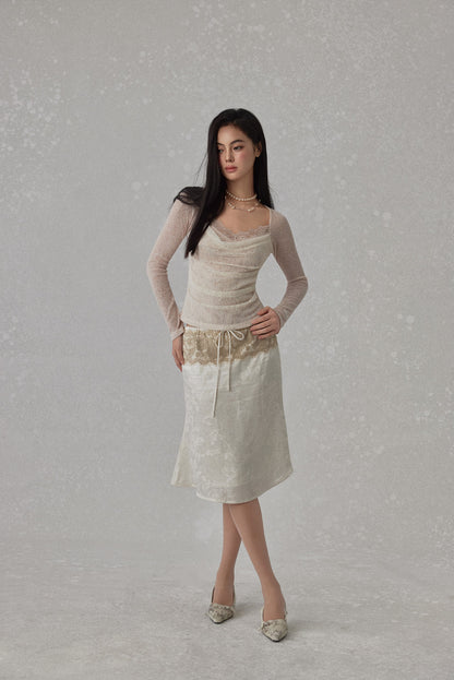 NONCESTNON N245 Fish tail lace skirt