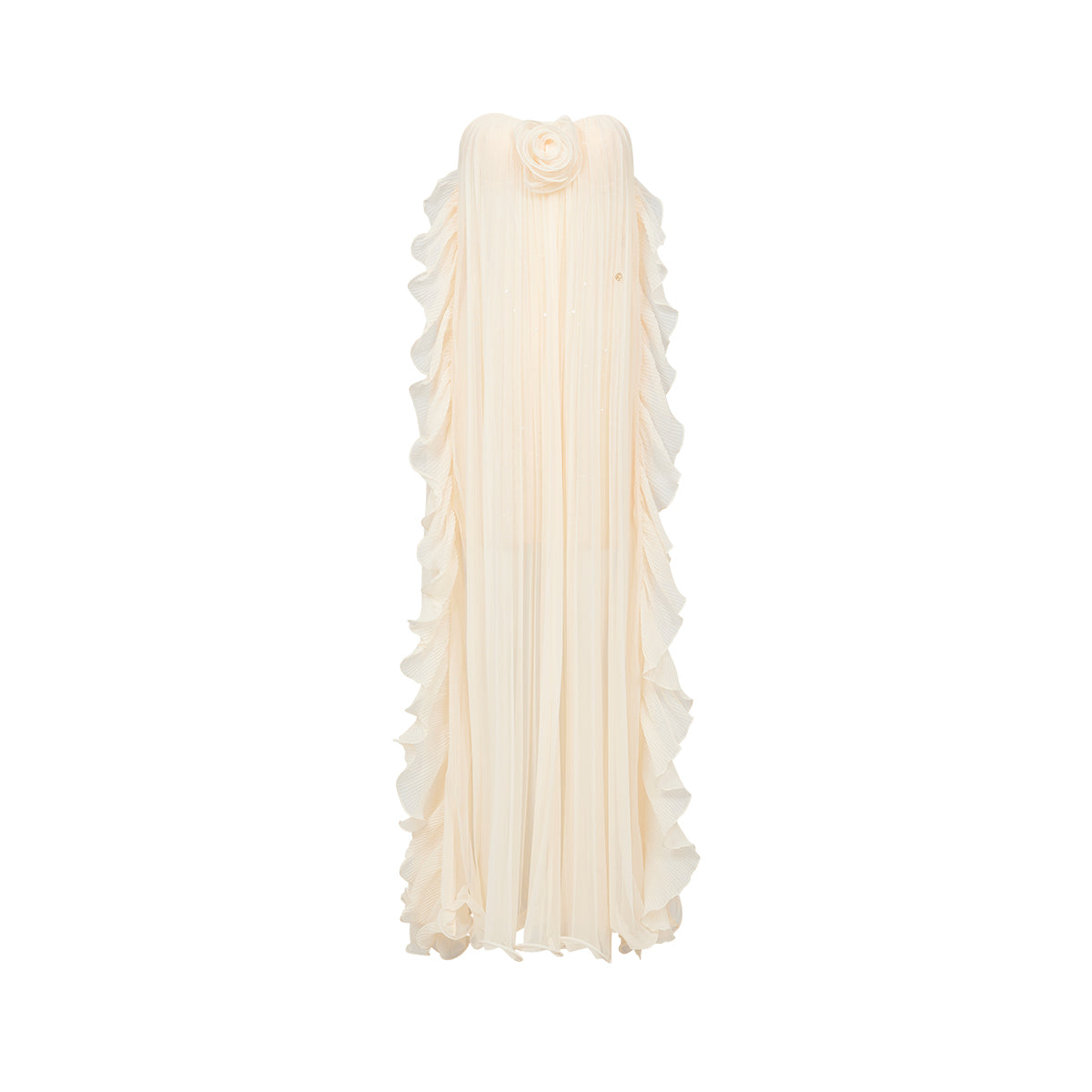 SHEERLUCK SLLYQ26311 Mesh neck hanging backless camisole dress