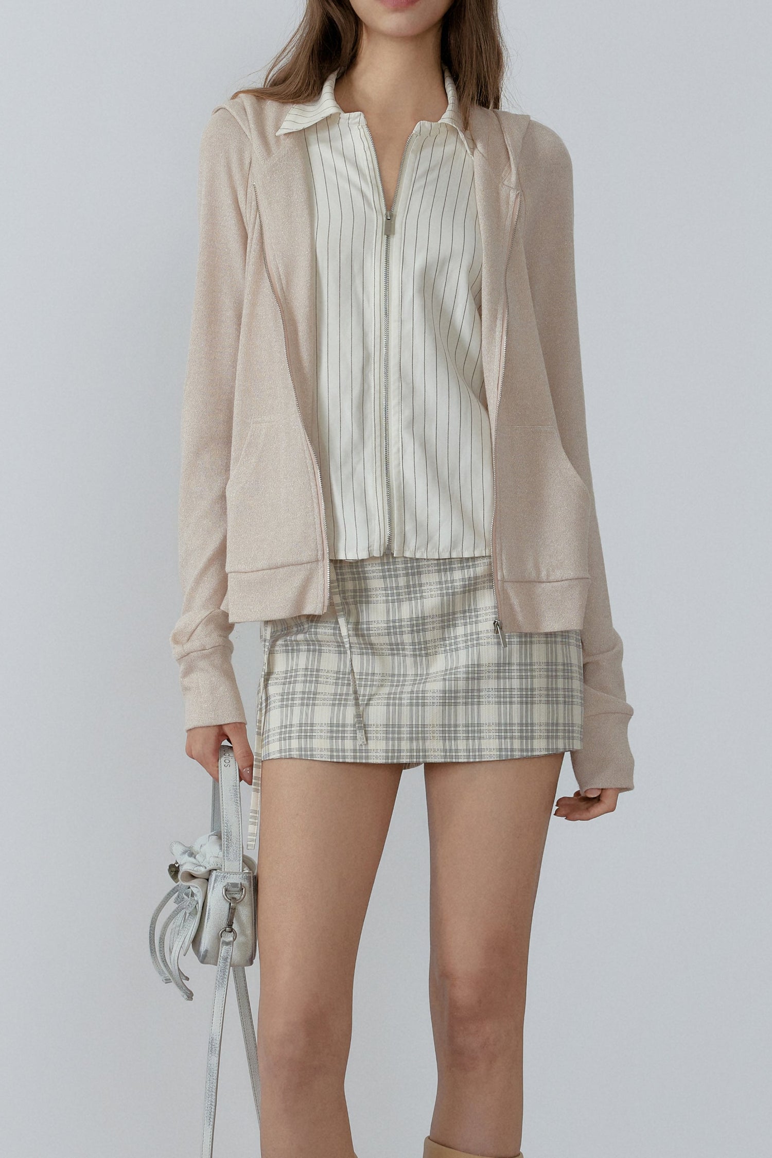 NONCESTNON N231 Plaid skirt