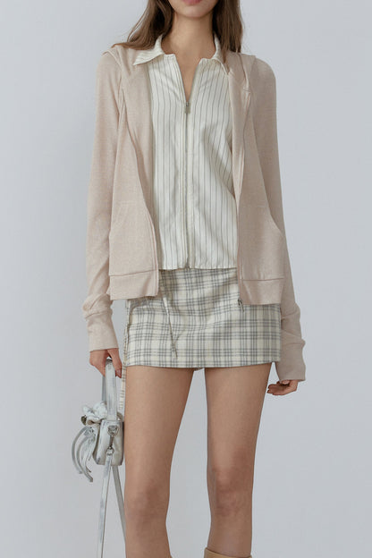 NONCESTNON N231 Plaid skirt