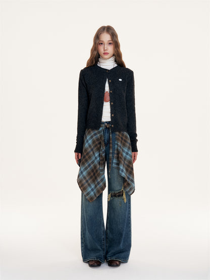 16DEWS 16D25391 High waisted loose jeans