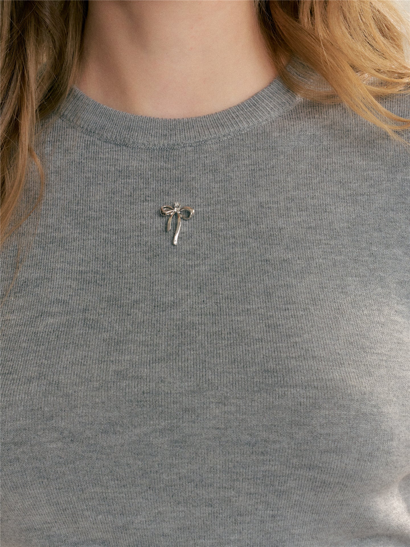 16DEWS 16D246076 Preppy style knitted suit