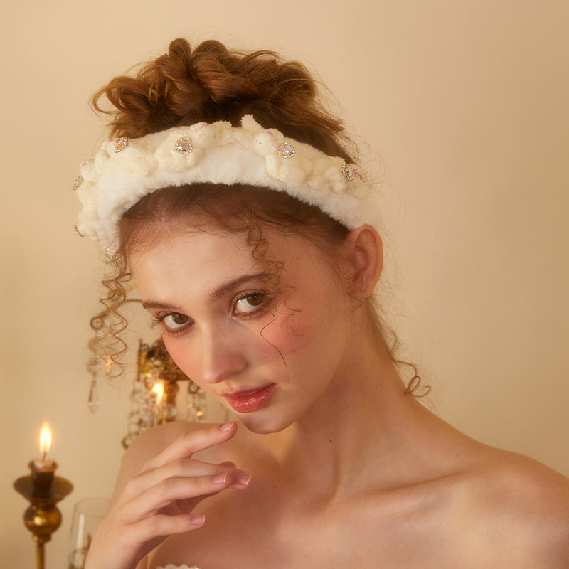 My Rosebar Snow Bunny Headband