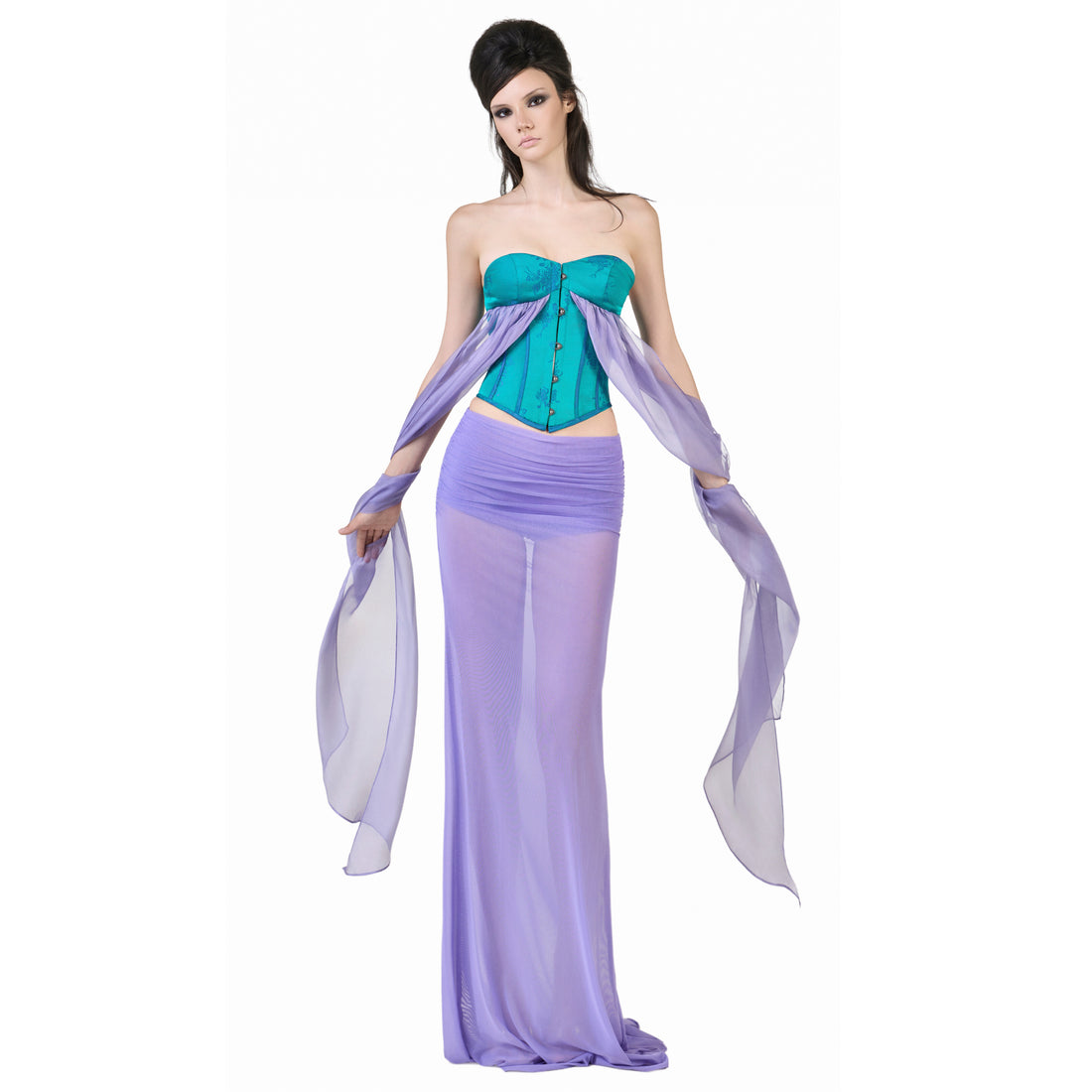 FFSD VIVIEN CORSET &amp; VELVET SKIRT