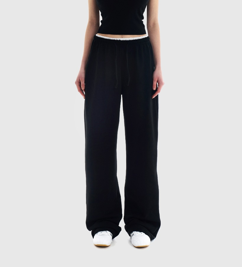 Guse Lace Elastic-Waist Training Pants(2color)