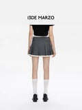 13DE MARZO Fold Pleated mini Skirt