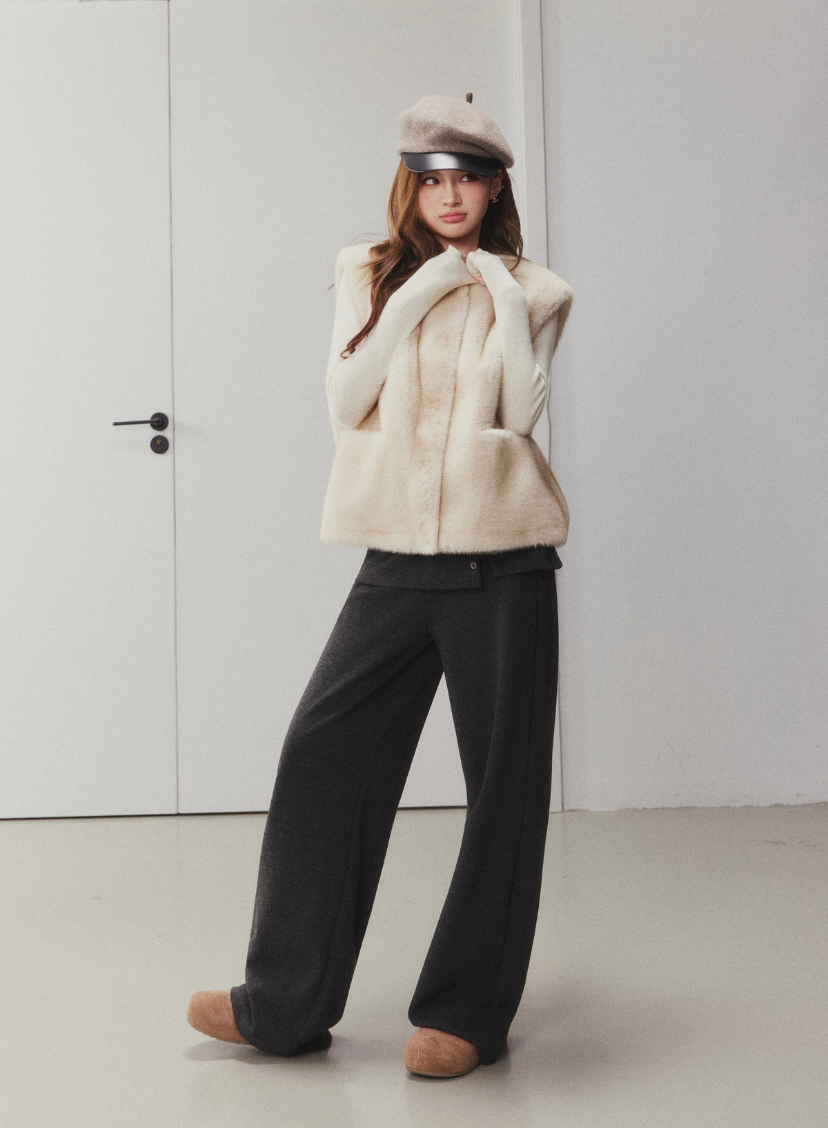 OTEBANBASS Ote260929 Side-Button Detail Wool Trousers