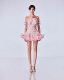 NINISESI SAKURA Dress-Pink