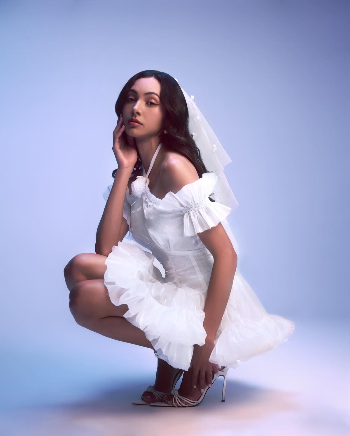NINISESI Sakura Dress-White