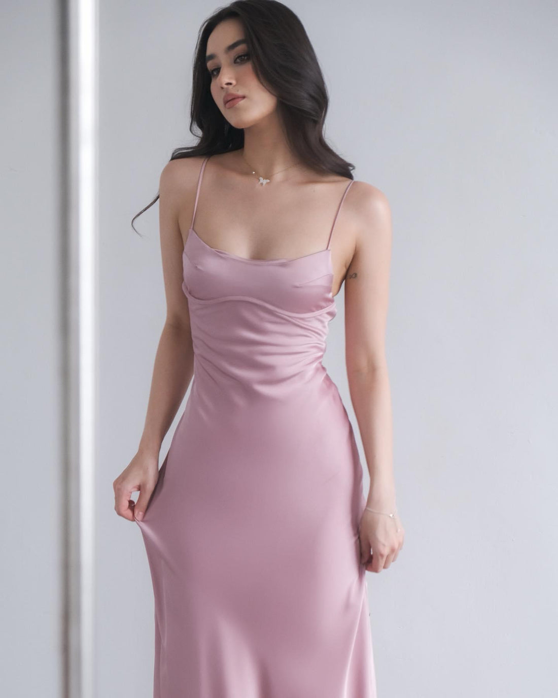 Kisserine Meru silk dress