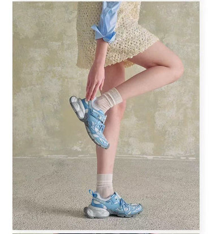 SugarSu Mary Jane chunky sneakers (4color)