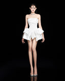 MAEL FEMME White Lotus Mini Dress