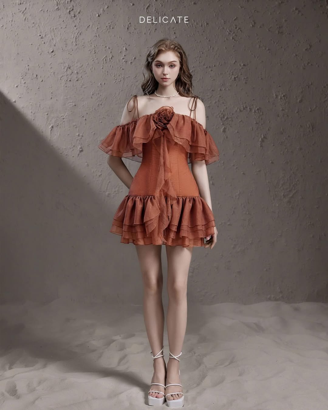 Delicate CAMELLIA DRESS - ORCHE