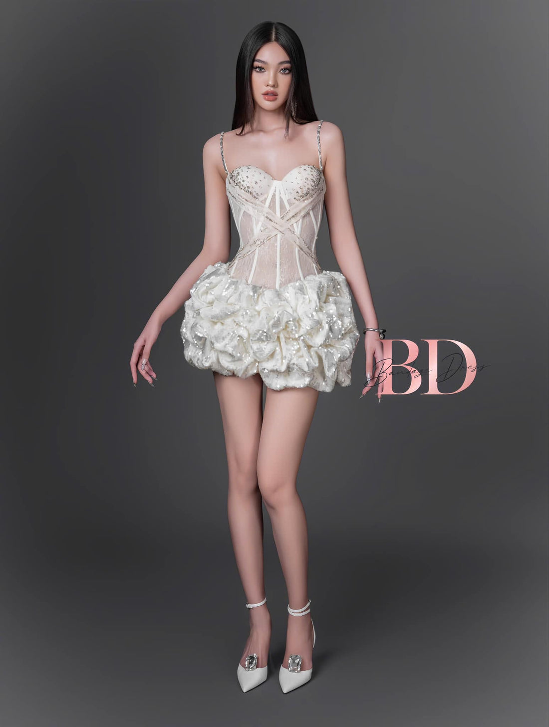 Bandage Dress Sparkling Lotus Dress