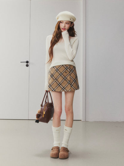 OTEBANBASS Ote260907 Cutout Floral Mesh Knit Top