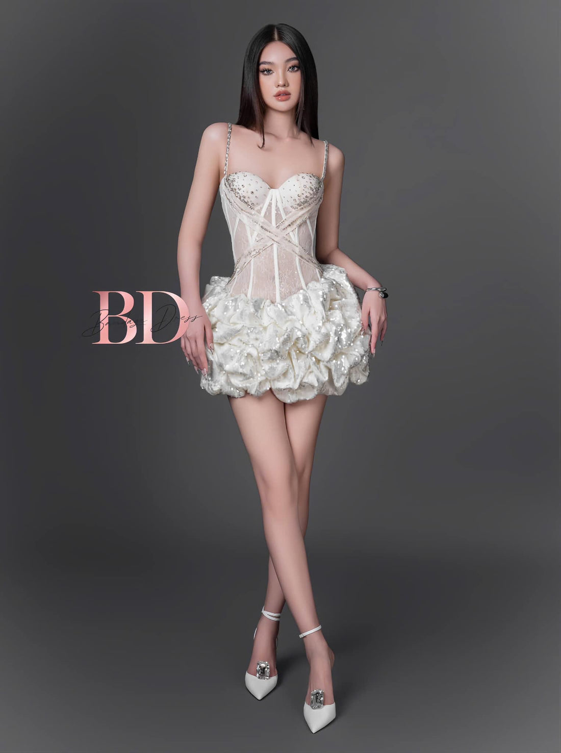 Bandage Dress Sparkling Lotus Dress