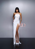 Bandage Dress White Maxi Dress