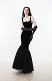 Glam Doll Black Mermaid Dress