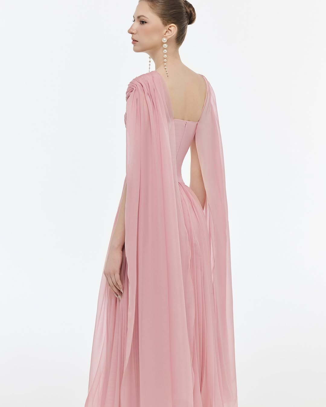 Josephine V-neck shawl dress