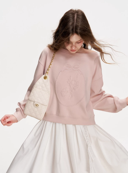 Kroche KVA8007 Embossed relief hoodie