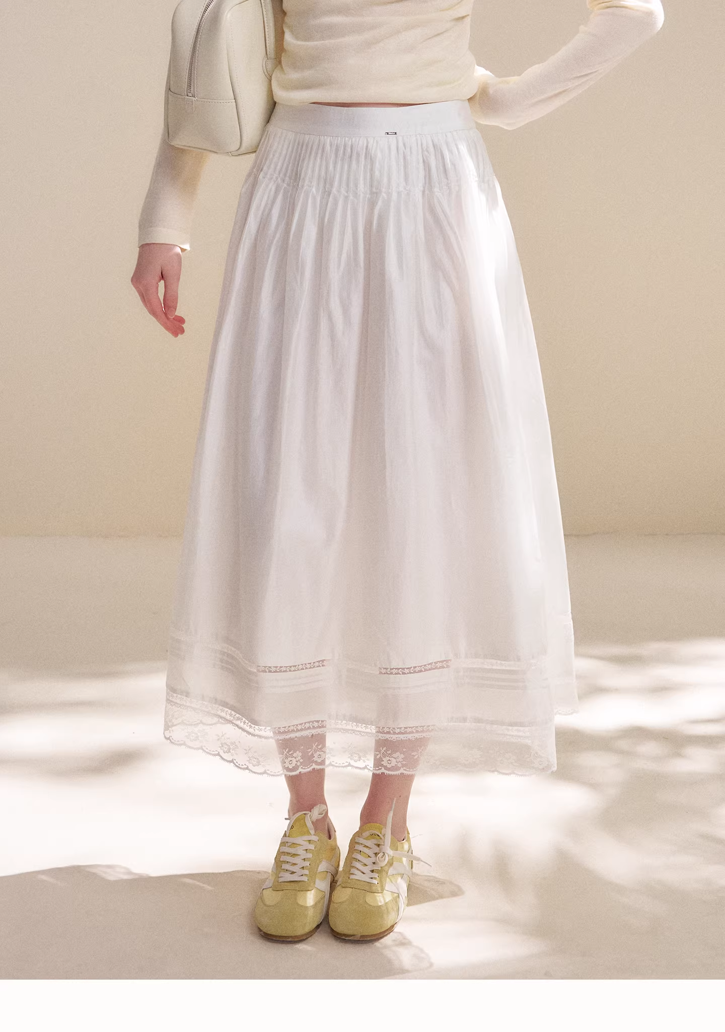Kroche KD4057 Lace patchwork skirt
