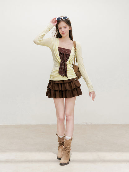 16DEWS 16D26374 Drapey Lyocell Two-Piece Set