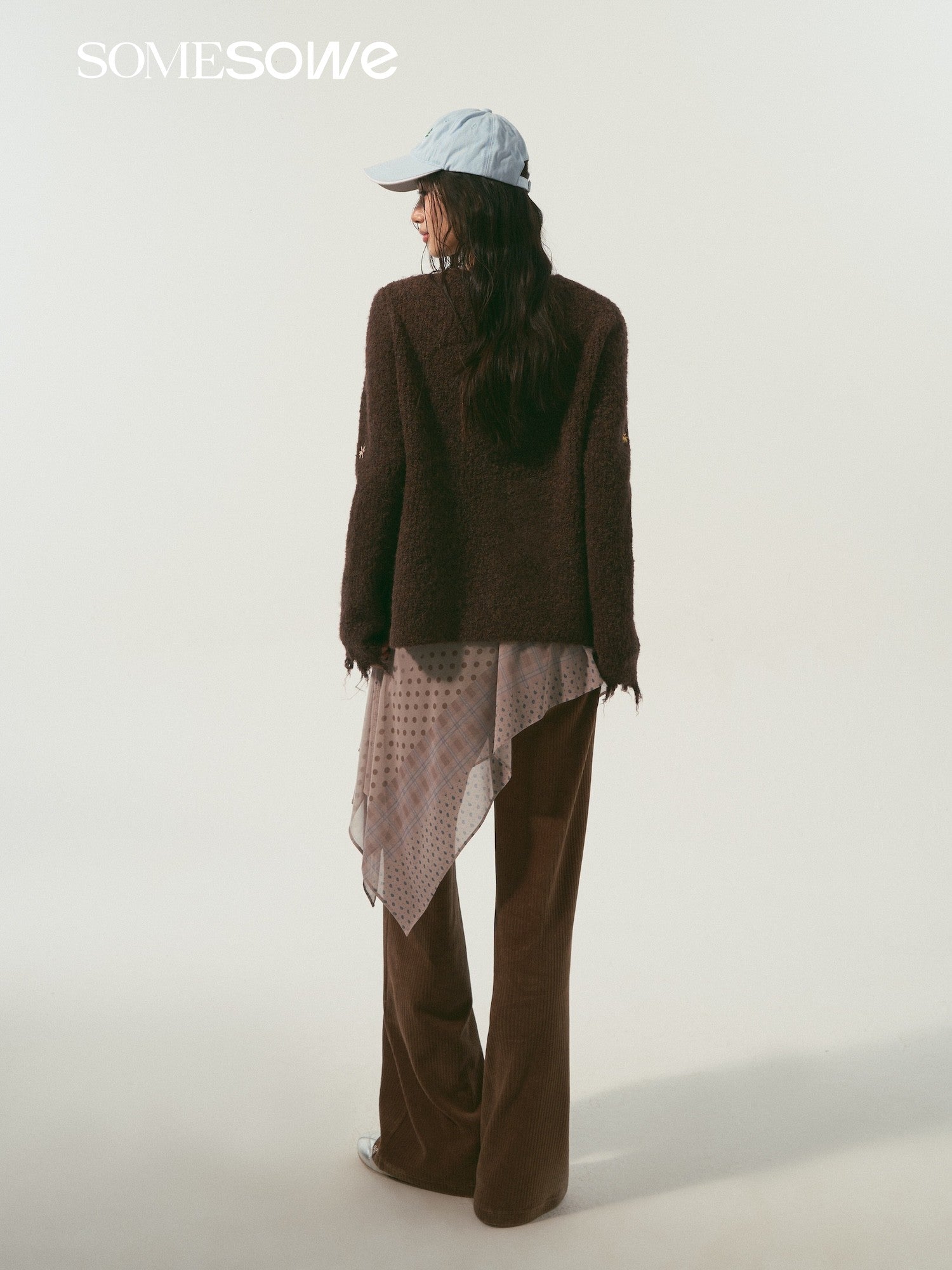 SOMESOWE S2509004 Nomadic style tassel flower cardigan