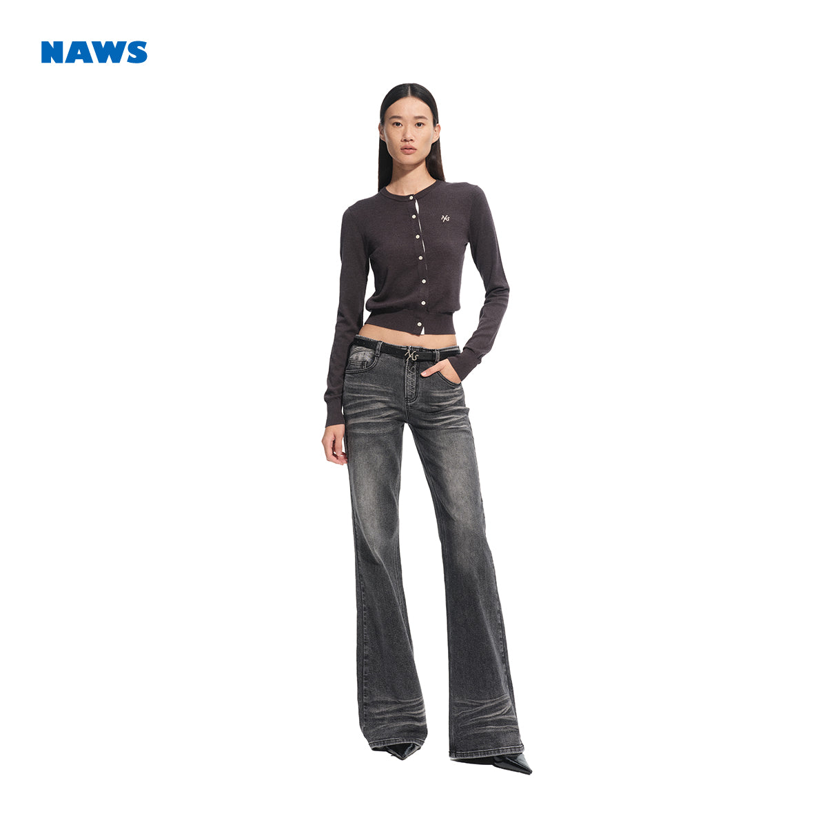 NAWS C050525 Maze Knitted Cardigan