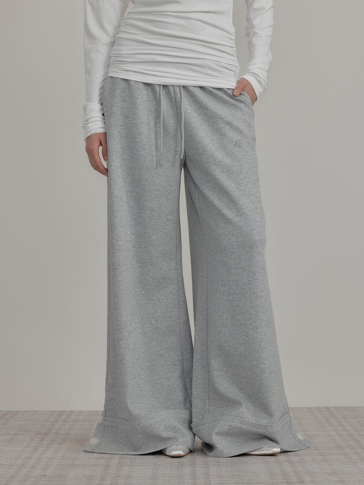 NOMEANSNO N24105 lang grey sweatpants