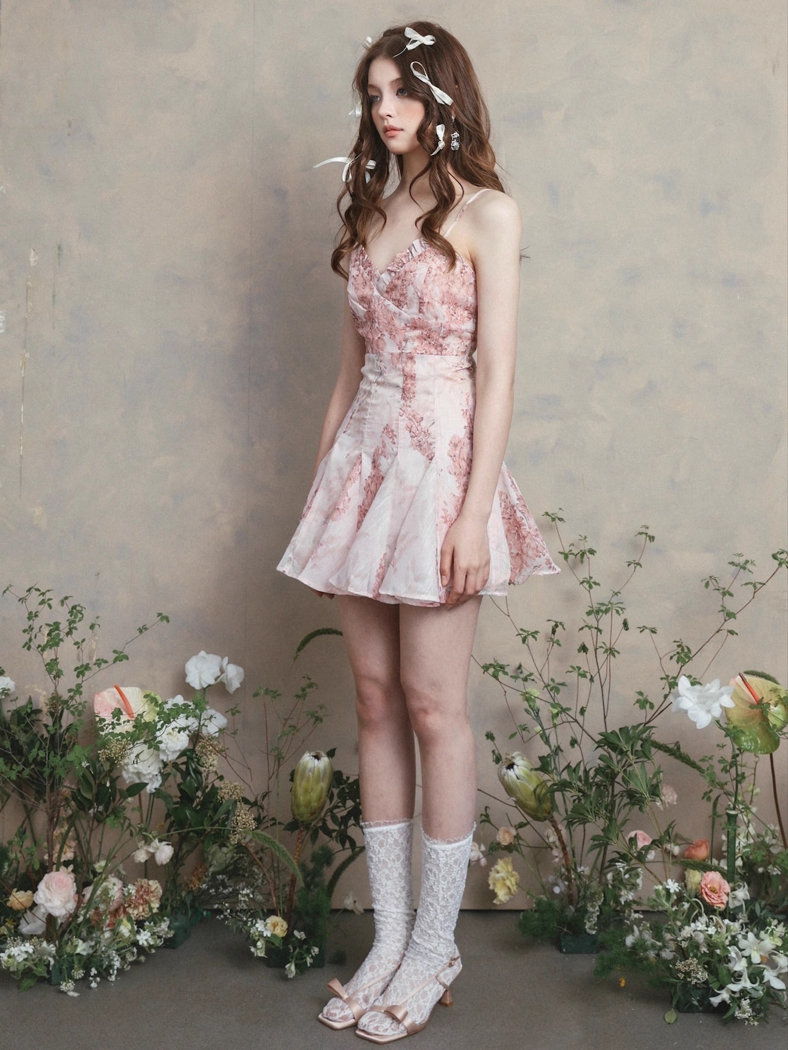 BLOOMIN Pink Petal Mini Dress