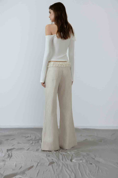 NONCESTNON N203 Lace flower pants