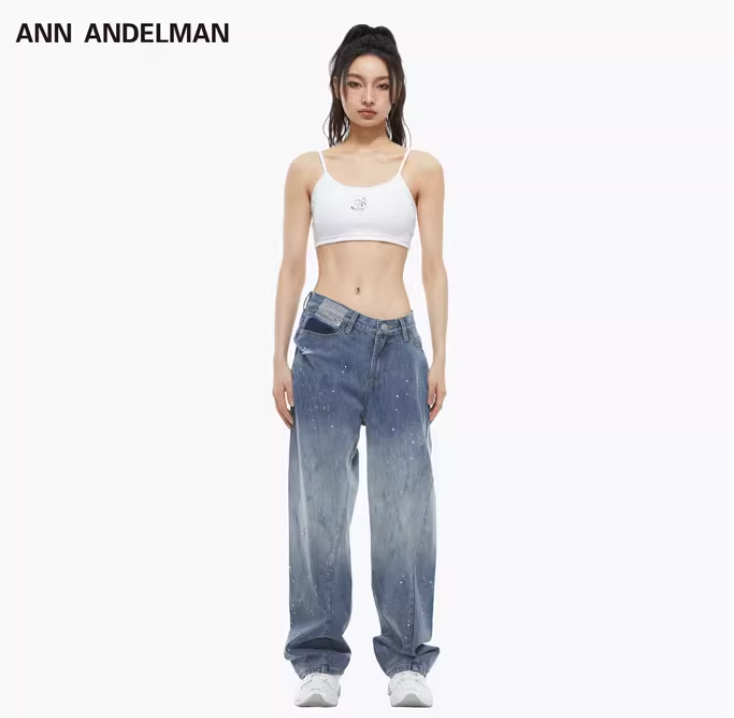 ANN ANDELMAN Diamante Jeans (2color)