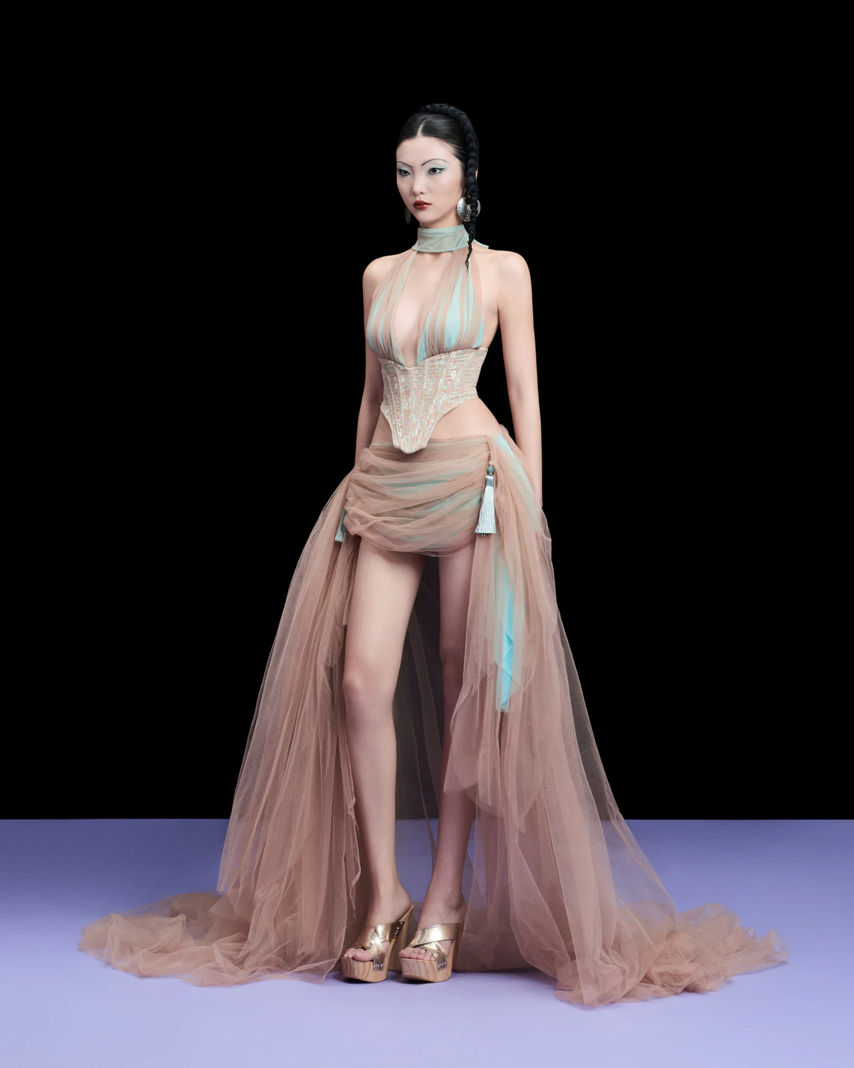 FFSD A VAN CORSET &amp; Ả SA SKIRT