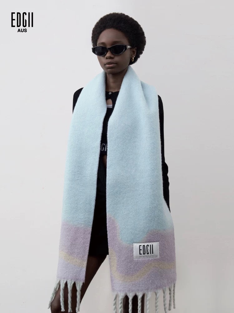 EDGII ED50AW11003-ED50AW11012 Rock patterned scarf