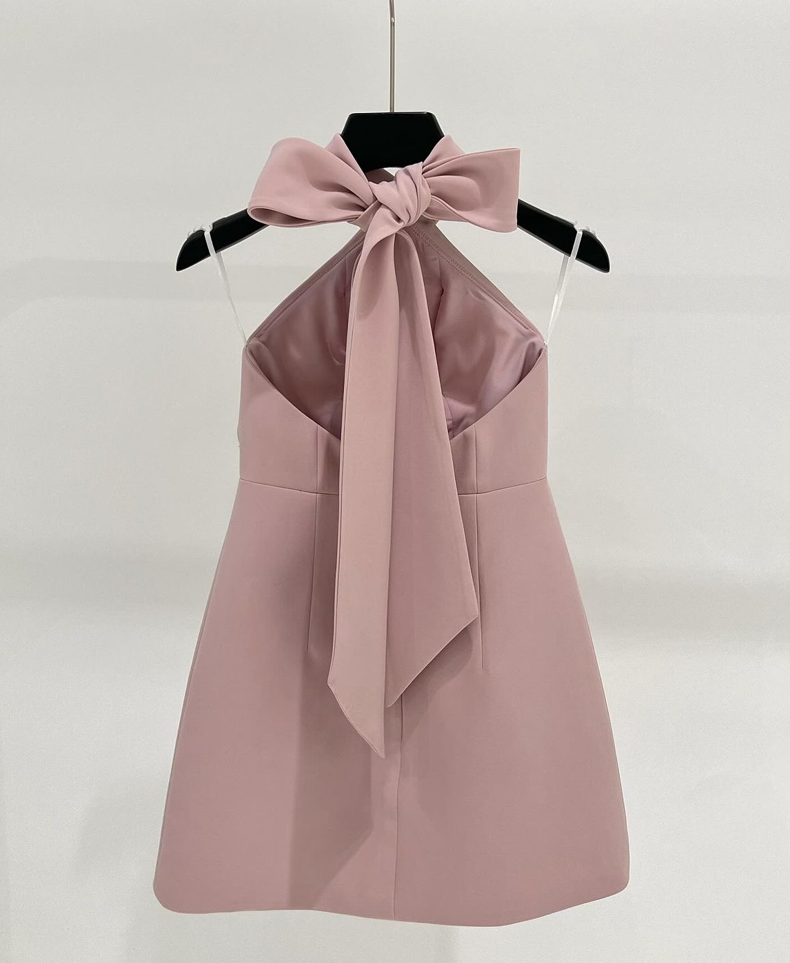 Lism Bow Halter Mini Dress(4color) CHUUI_Collection Lism Bow Halter Mini Dress(4color) CHUUI_Collection