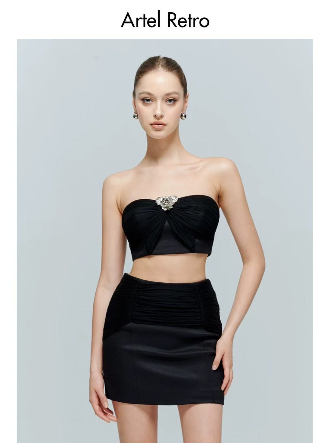 Artel Retro AR-24AW-T001 Black mesh bow top