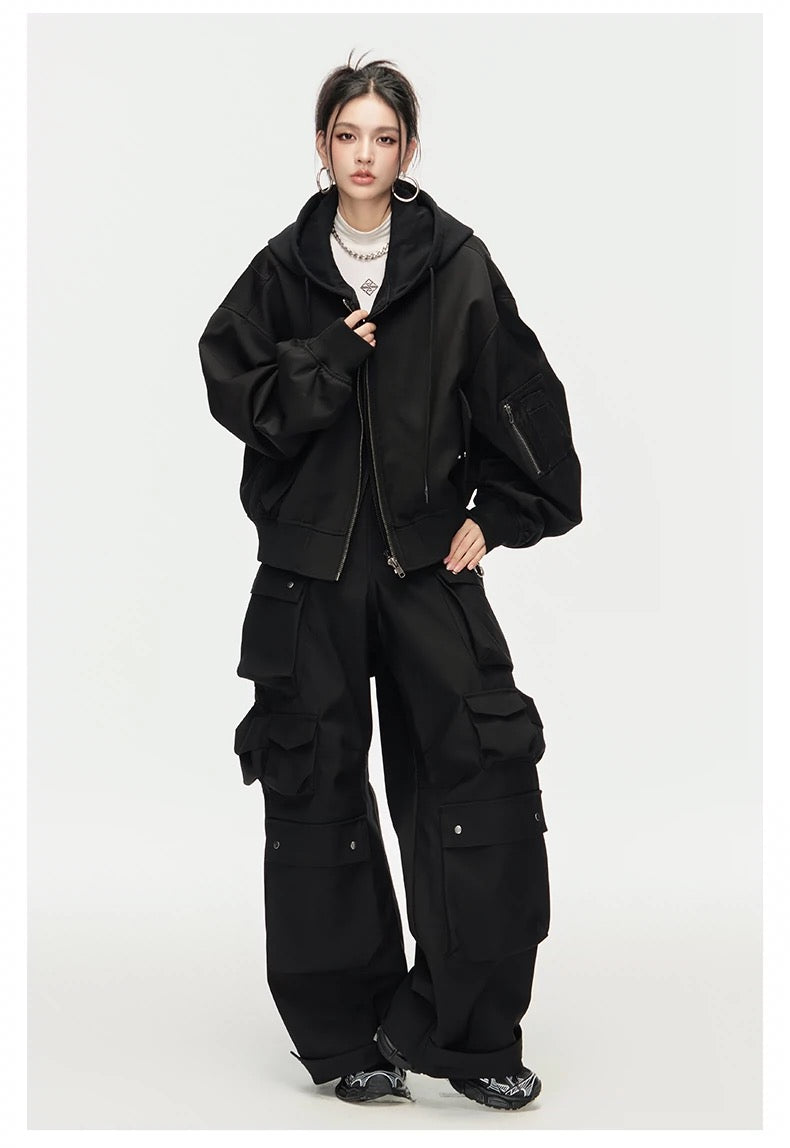 Arden Code MA1 Oversize Hoodie Jacket