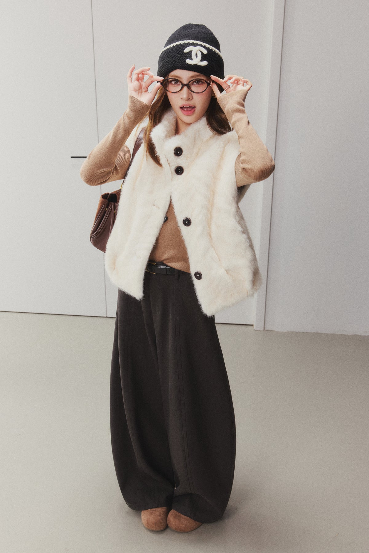 OTEBANBASS Ote260918 Faux Mink Shearling Vest