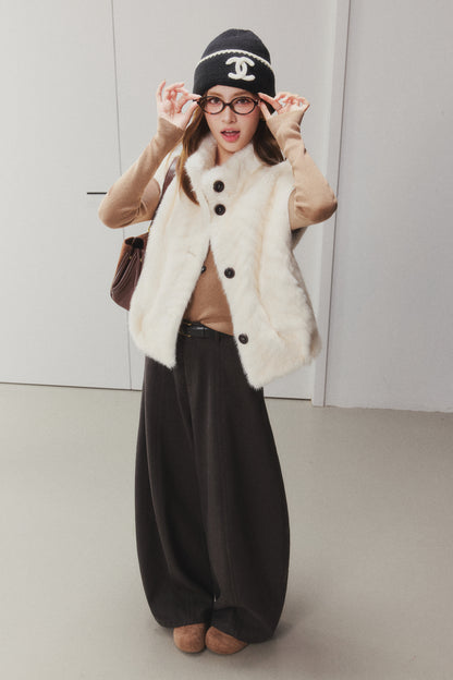 OTEBANBASS Ote260918 Faux Mink Shearling Vest