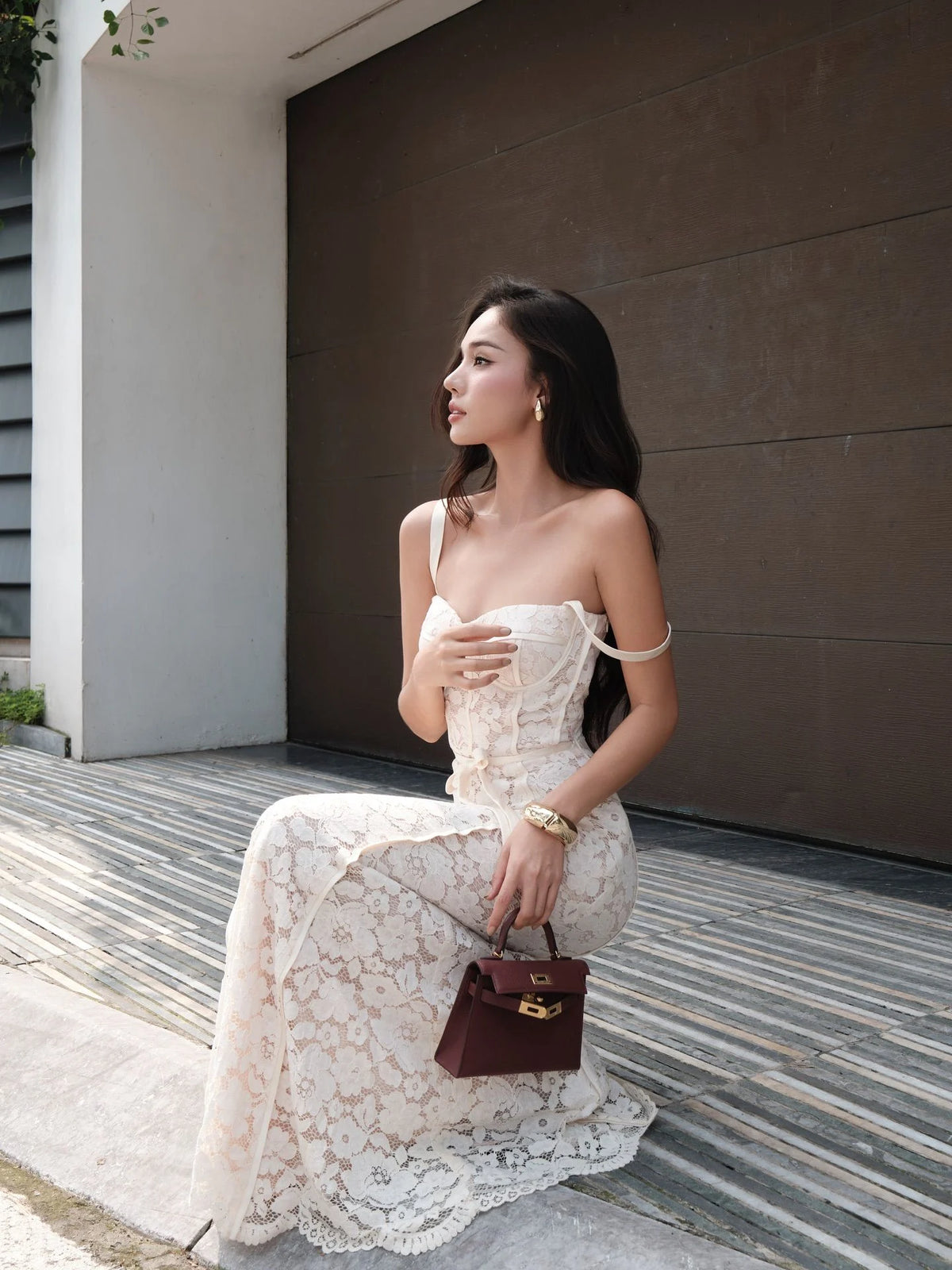 CHARMANINE Angel Lace Dress