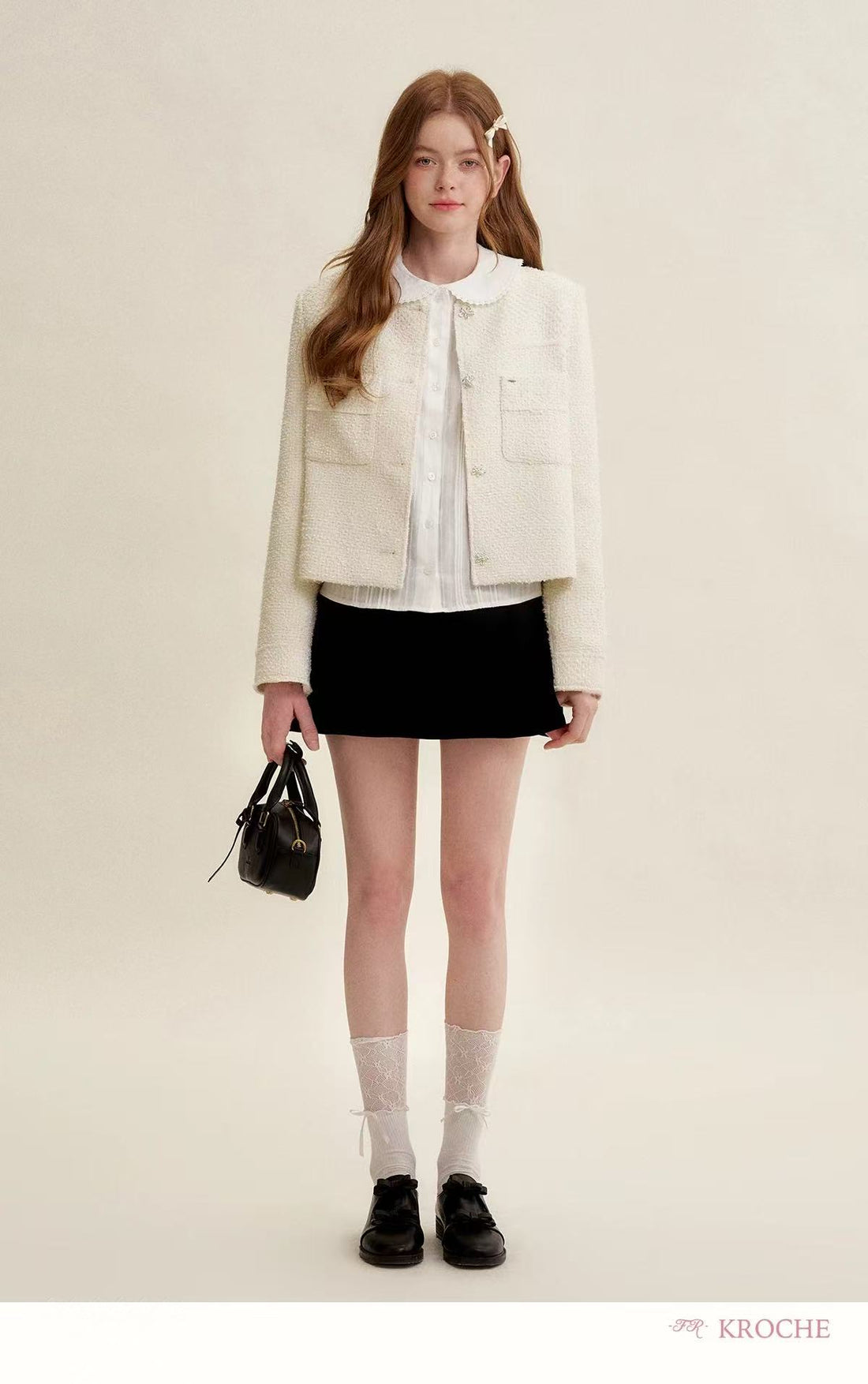 Kroche Flower button jacket