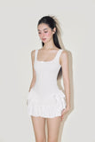 NOMEANSNO White Mini Cake Dress