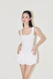 NOMEANSNO White Mini Cake Dress