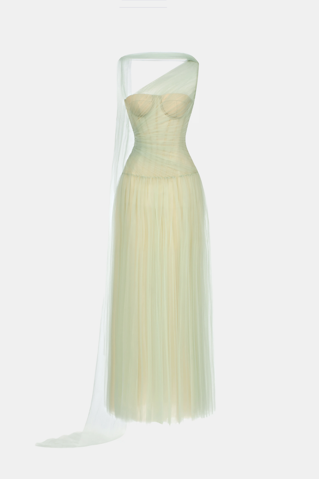 Montsand Draped Maxi Dress-Mint