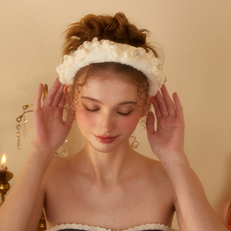 My Rosebar Snow Bunny Headband