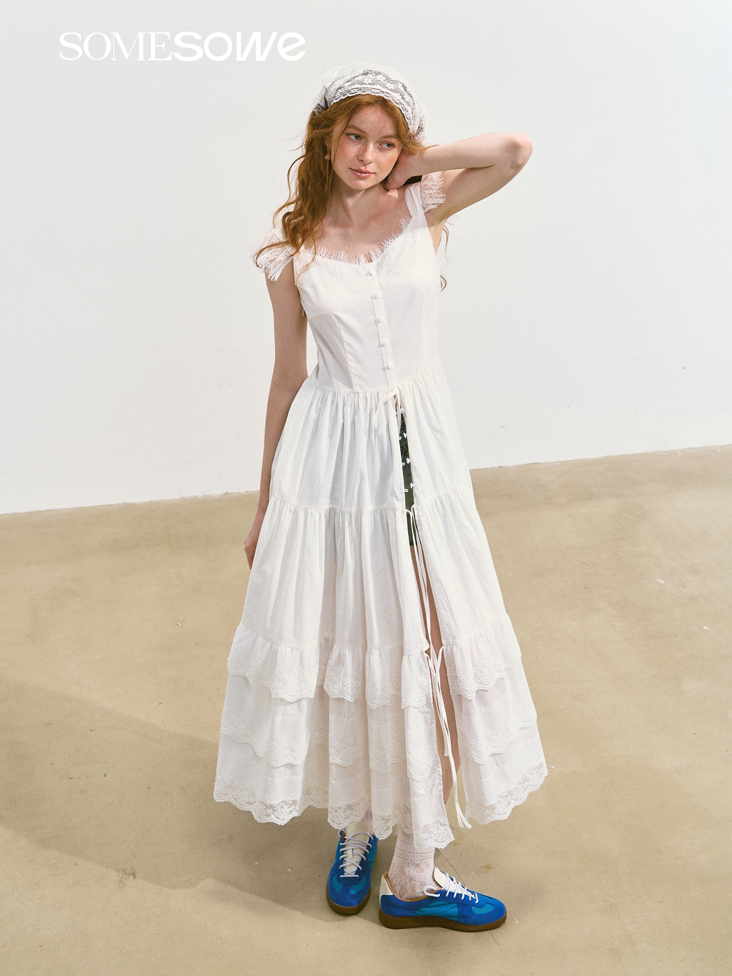 SOMESOWE S2508110 Southern french holiday dress