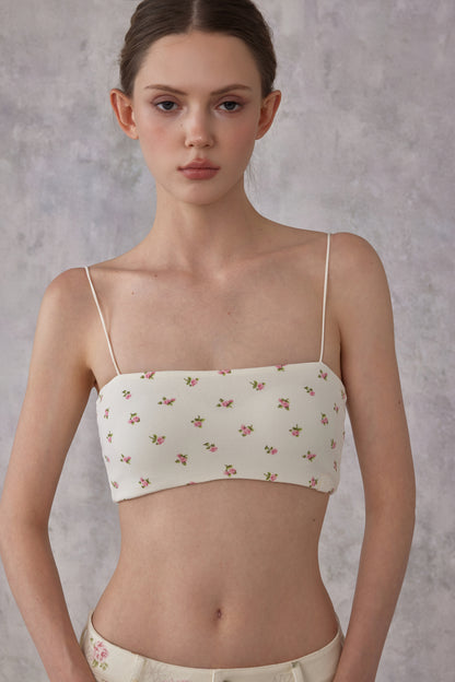 NOMEANSNO N170 Floral lace camisole (2color)